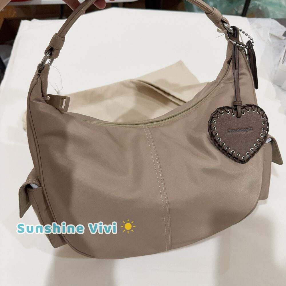 NWT Coach Cargo Shoulder Bag CDU54 Crossbody CHINO